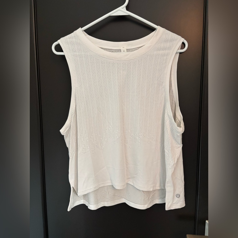Lululemon Athletica White Tank Top